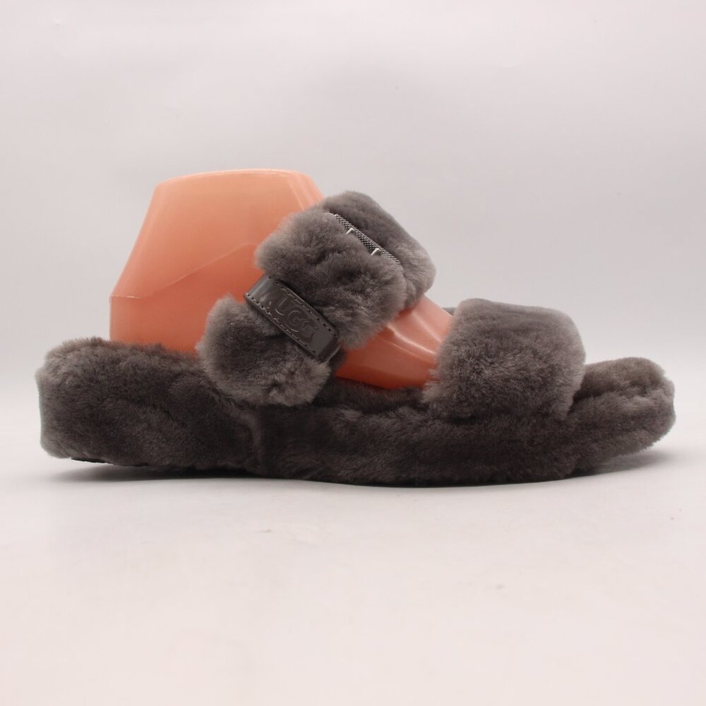 Ugg Fuzz Yeah Women's Size 10 Slipper Slides Sand… - image 1